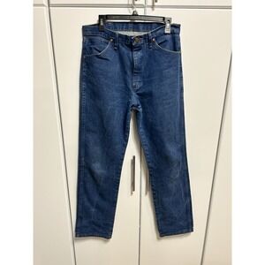 Wrangler Jeans Mens 34x34 Cowboy Cut Original Fit Straight Leg Western Denim